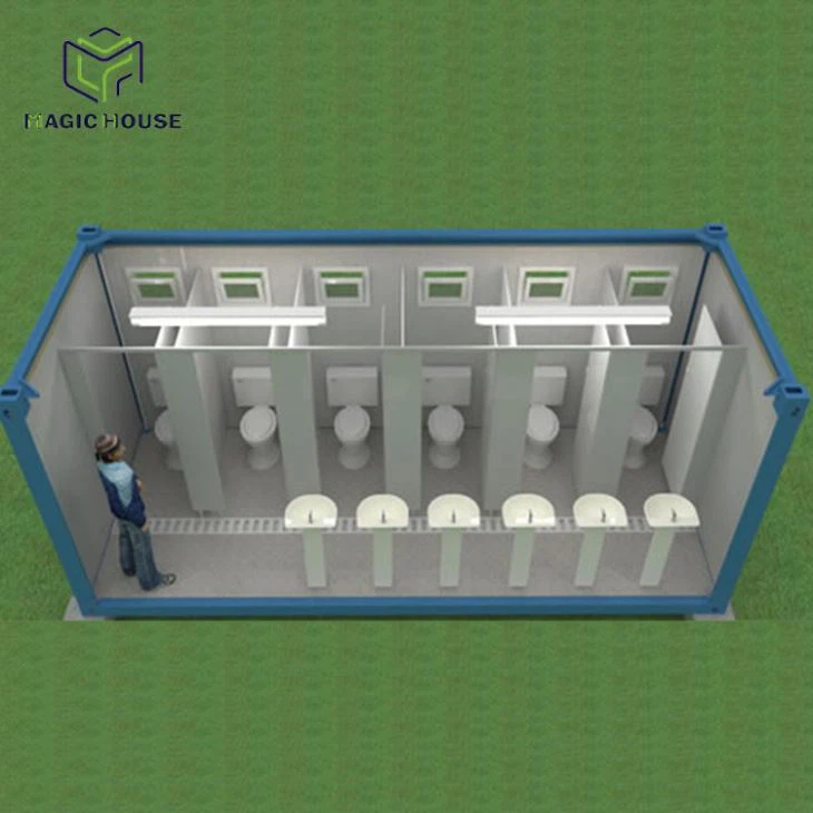 mobile toilet container