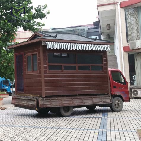 Quiosco creativo de comida rápida para helados