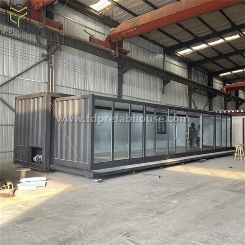 57 unidades de casas prefabricadas-fabricadas en China enviadas directamente desde el puerto de X...
