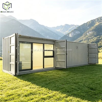 Estudio de contenedor de envío de 40 pies